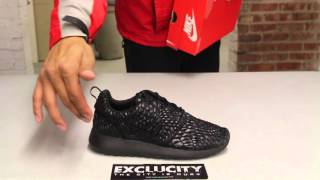 Women's Rosherun DMB - Black - Black - Unboxing Video at Exclucity