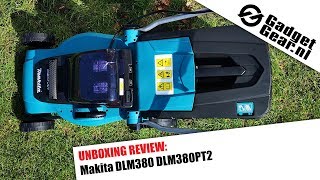 Unboxing Review Makita DLM380PT2 (Accu Grasmaaier)