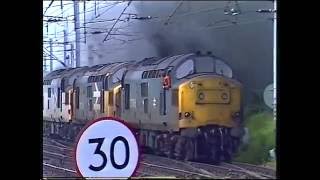 Class 37 thrash - Mossend 15/6/90