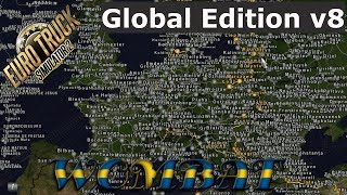ETS2 1.35 - Global Promods Big Map incl Promods 2.42, Romania Extended 2.3 and more