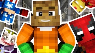 SUPERHERO COPS AND ROBBERS HIDE AND SEEK MOD - Minecraft Mod (SUPER PRISON) | JeromeASF