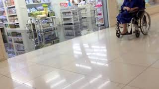 amputee girl in a wheelchair