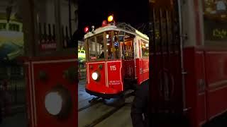 Оld tram in istanbul! Very beautiful!#short