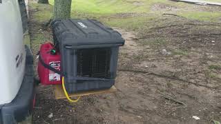 Honda 2000w Generator Quiet Box Mounted on my Expediting  Van.    #vanlife #expediting #freedom