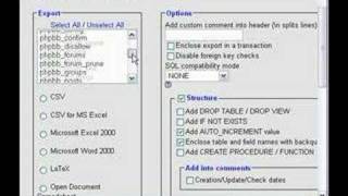 Exporting MySQL Database Table to Excel