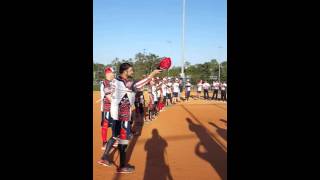 Wounded Warrior Amputee Softball Team -- Player Introductions