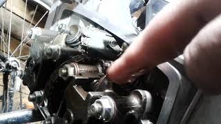 FUTONG JL250 замена цепи грм (футонг китайский круизер)
