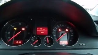 how to reset SERVICE NOW sign on VW passat B6