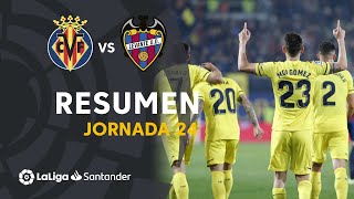 Resumen de Villarreal CF vs Levante UD (2-1)