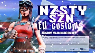 Fortnite Live! EU Customs! Scrims! FashionShow