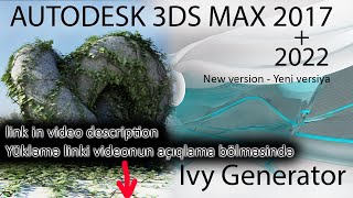İvy Generator + Textures for 3Ds Max 2010-2017+2018 (Download and install - Yüklə və quraşdır)