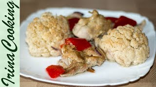 Курочка с Цветной Капустой в Духовке ? Простой Рецепт Вкусного Ужина  ✧ ПП ✧ Ирина Кукинг