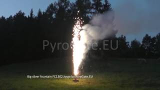 Big silver fountain FC1302 Jorge by PyroGate EU