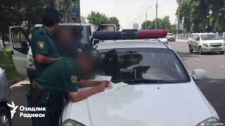 Андижон Йўл ҳаракати хавфсизлиги бошқармасини "қора ниқобли"лар босди