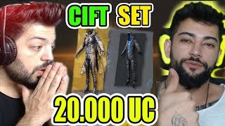 20.000 UC LIK SANDIK ACILIMI CIFT GODZILLA SETI ft ERSIN YEKIN İLE BERABER PUBG MOBILE