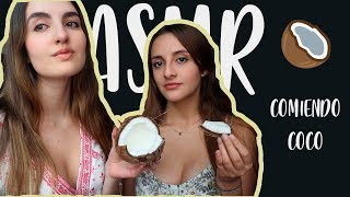 ASMR - COMIENDO COCO CON MI AMIGA SOFÍA