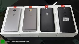 OnePlus 5T Unboxing vs OnePlus 5/3T/3 (Face Unlock Hack vs Iris Test, OxygenOS 4.7.2, Display Test)