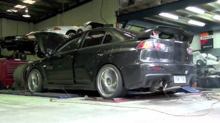 CRD Mitsubishi Lancer EVO X dyno tuning