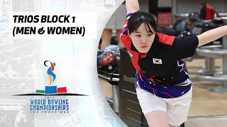 Trios Block 1 Squad 1 (Men & Women) - World Bowling Championships 2017