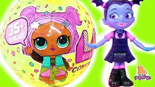 #LOL SURPRISE CONFETTI POP ЛОЛ СЮРПРИЗ КОНФЕТТИ VAMPIRINA Видео для Детей | Май Тойс Пинк #ad