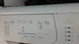 Как вытащить лоток для порошка INDESIT WISL105