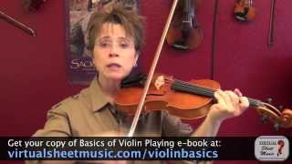 Violin Lesson - Tilt or Not Tilt the Bow?