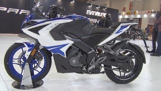 Bajaj Pulsar RS200 Racing Blue (2019) Exterior and Interior