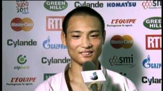 世界柔道パリ2011　男子66㎏級決勝　海老沼匡金メダル！