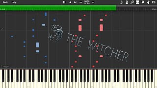 The Witcher - Toss A Coin To Your Witcher (Piano Tutorial)