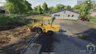 FS19. Обзор мода пак колесный погрузчик Zts UN 053 v2.0. Карта Krebach.