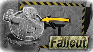 Fallout Vault Boy Logo - Aluminum Metal Casting