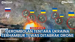 UAV Lancet Pasukan Rusia Hantam Habis Kumpulan Tentara Ukraina