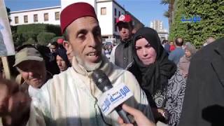 كلمات قوية لشيوخ القرى والدواوير المغربية بمسيرة الرباط