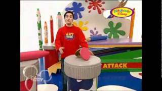 Esta Mañana en playhouse Disney de disney channel en lugar de Macius emiten Art attack