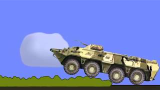 Algodoo BTR 80