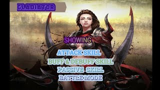 CABAL online / cabal mobile gladiator review all skills and battle mode