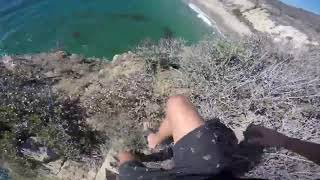 TRAHS(((Guy broke off the cliff! ouuuu