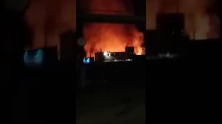 Пожар в Глазове на ул. Советская (1 сентября 2017)