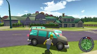 The Simpsons Hit & Run recreated on Unity