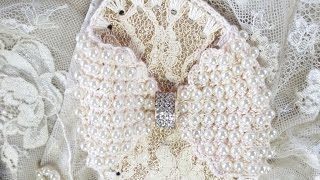 Passo a passo Havaianas Crochê com Pérolas -  Parte -  3