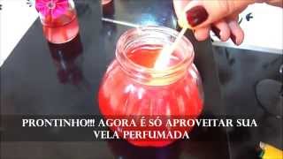 Vela perfumada passo a passo