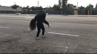 carrying helpless girl into street (with The Baseball Boyz)