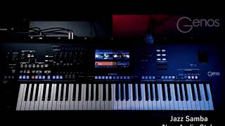 Yamaha Genos Jazz Samba My new Audio Style