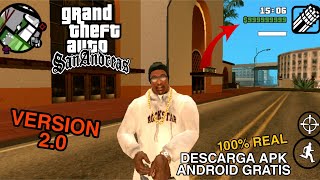 ¡COMO DESCARGAR GTA SAN ANDREAS EN ANDROID 2020 GRATIS Y RÁPIDO! | GRAND THEFT AUTO VERSIÓN 2.0
