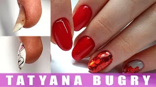 Аквариумный дизайн на Гель Лаке/ наращивает ВВЕРХ Растущий Ноготь / Татьяна Бугрий