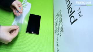 Pantech Vega Iron 2 - Applying screen protector by Healingshield