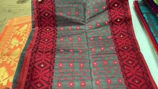 awesome collection best quality jamdani saree