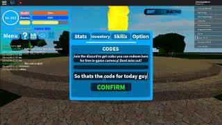 New code for boku no roblox
