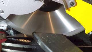 DeWalt DW872 против профиля 80*40*4мм.