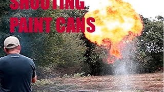 PAINTING WITH FIREARMS "PAINT WILL EXPLODE"